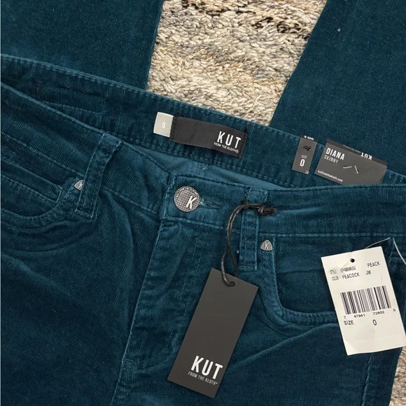 KUT From The Kloth Corduroy Diana Skinny Jeans Sz 0 NWTKUT Skinny Jeans NEW-